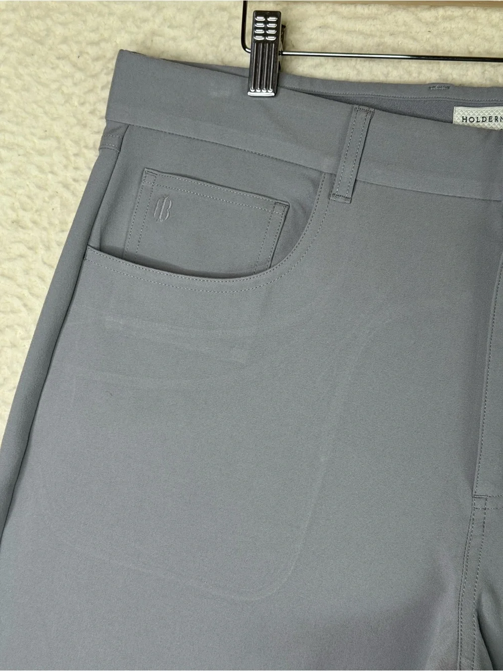 Holderness & Bourne The McDaniel Pant Golf Chino Pants Gray Men's Size 36x30.5